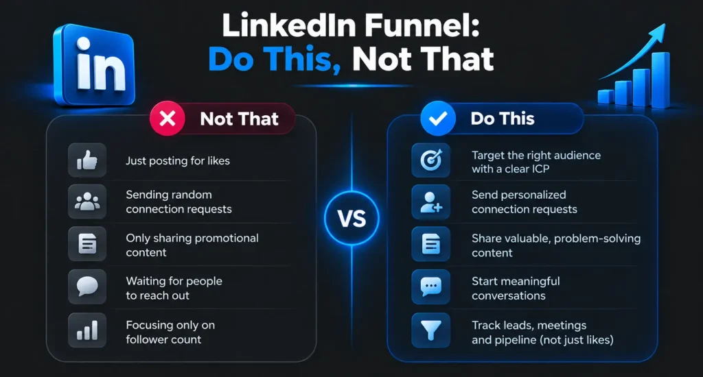 LinkedIn Lead Generation Funnel Do This, Not That